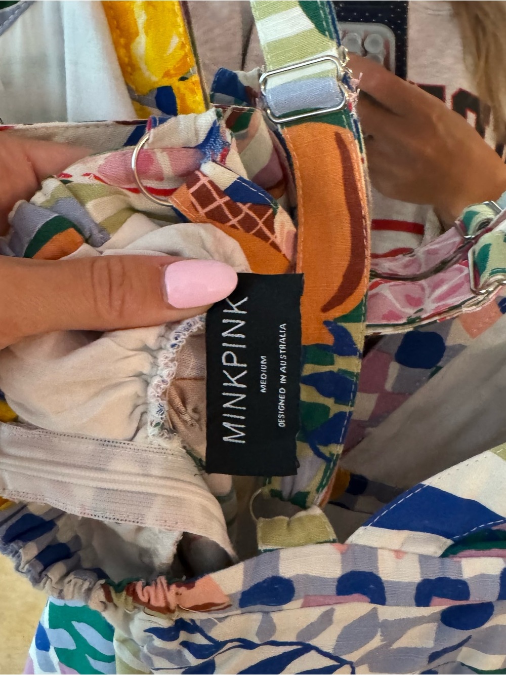 MINKPINK Multicolor Printed Strappy Dress - Picture 5 of 5